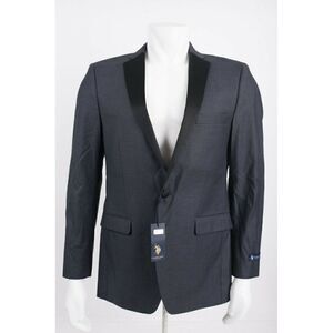 U.S. Polo Assn Mens Gray Tuxedo style Blazer Suit Coat Size 40R Formal NWT